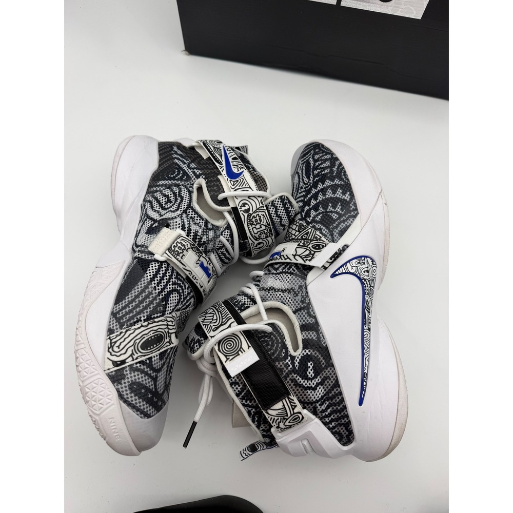Nike LeBron Soldier IX LMTD Freegums Black White Concord 810803-014 Mens Size 11 - Picture 6 of 7